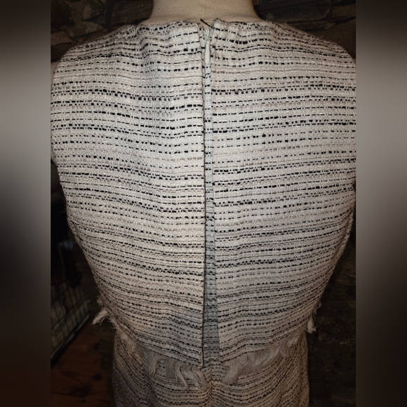 Karl Lagerfeld Cream and Black Midi Dress - Picture 11 of 11